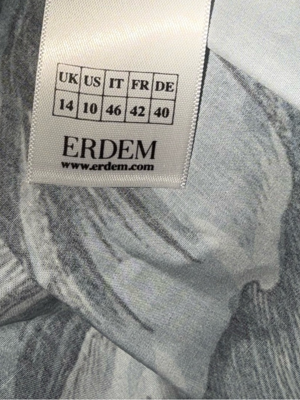 ERDEM FLORAL PRINT SHIRT DRESS - Picture 7 of 16